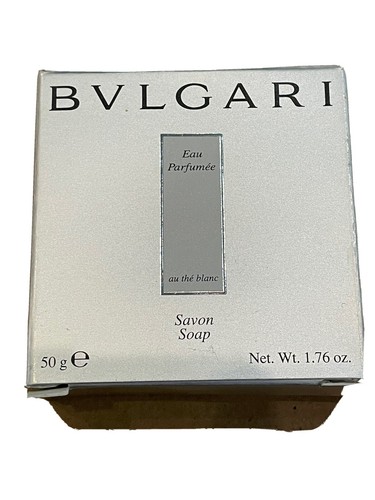 Authentic BVLGARI Eau Parfumee Au The Blanc Savon Soap 1.76 oz