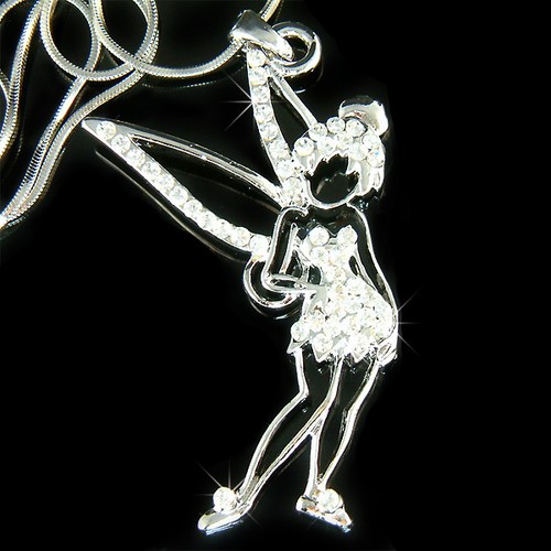 Collana Nuova Con Ali Da Fata TINKERBELL In Cristallo Swarovski