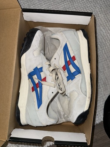 Onitsuka Tiger HORIZONIA CREAM DIRECTOIRE BLUE Athletic Shoes Sneakers 8.5