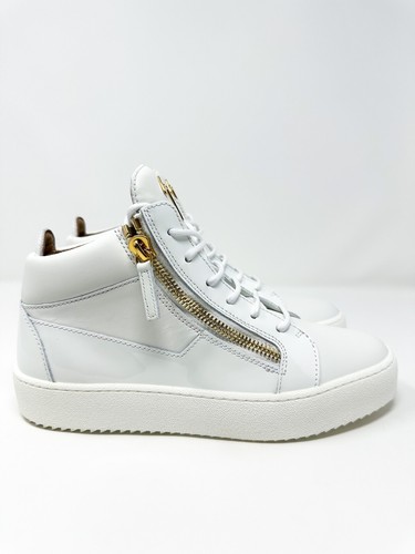 SIMMI LONDON Giuse Zanotti Men's May London Birel High Top Sneakers White 7 US   40 EU $ 7