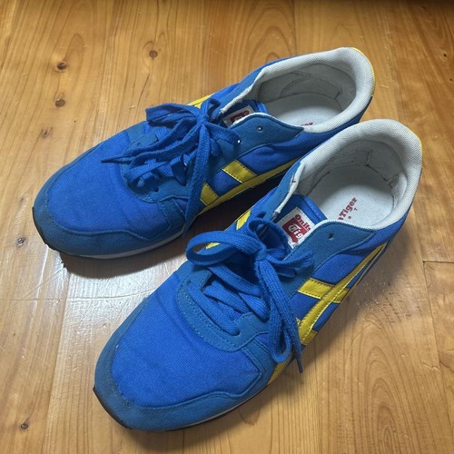 Men 9.0US Onitsuka Tiger Sneakers  Blue  Yellow  Men'S