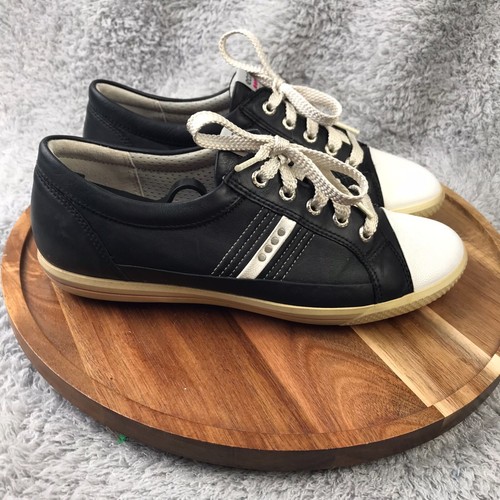 Scarpe da golf Ecco donna EU 38 US 7 sneakers senza punte in pelle nera