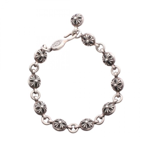 CHROME HEARTS Bracciale CUORI CROMATI croce sfera 235430496000200 argento925 usat