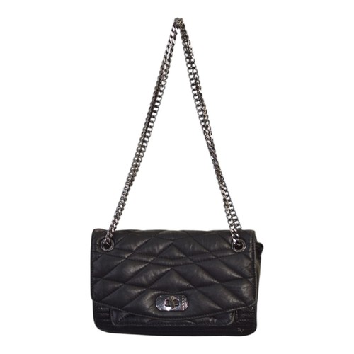 Borsa a tracolla Zadig & Voltaire Skinny Love Mat trapuntata pelle nera tracolla catena