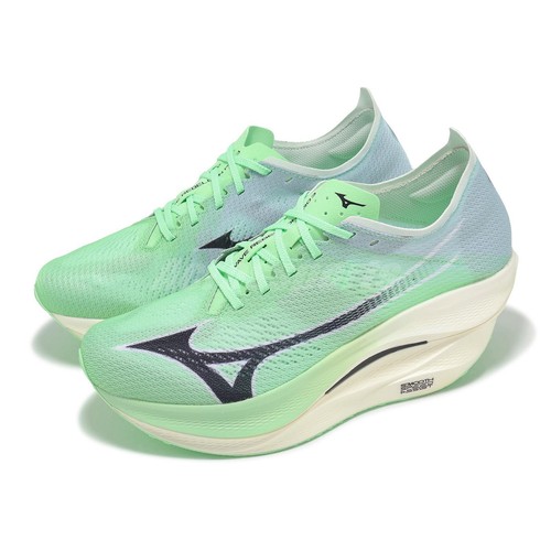 Mizuno Wave Rebellion PRO 3 Green Black Men Unisex Racing Running U1GD2530 01