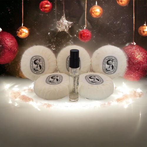 Diptyque ‘PHILOSYKOS’ Eau de Parfum Sample Size 2ml + 5 L’Art du Soin Soap Bars
