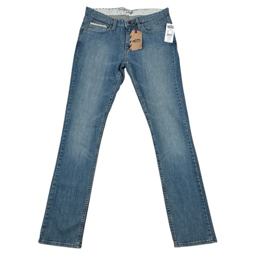 VANS Jeans skinny V76 gamba affusolata uomo 30x32 denim elasticizzato grunge skater nuovo