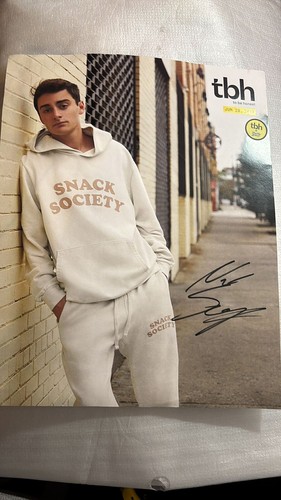NOAH NYC Noah Schnapp Autographed Poster From NYC TBH Pop up