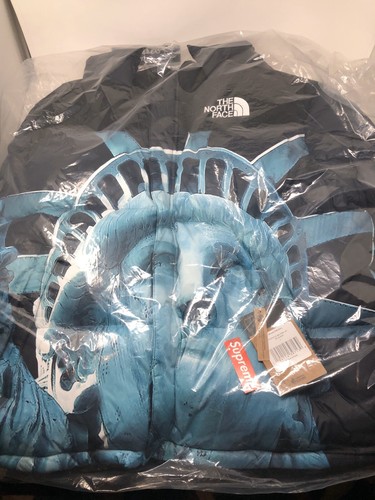Supreme The North Face TNF Statue of Liberty Baltoro Jacket Black Large L New