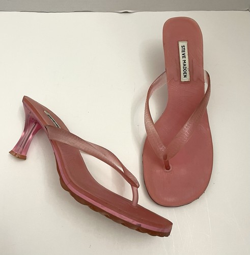 Sandali   infradito vintage anni 90 Y2K Steve Madden tacco a gattino donna 10