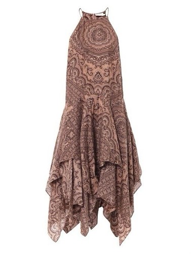 Zimmermann Writer Scarf Dress Size 0 AU8 US4 100% Silk