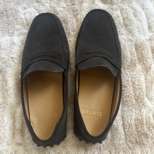 Greats Brooklyn Corsa Driver Loafer Shoes Men’s 11 Chocolate Brown MSRP $179