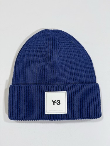 Y 3 Yohji Yamamoto Beanie Blue H54024 Unisex Adult One Size NWT