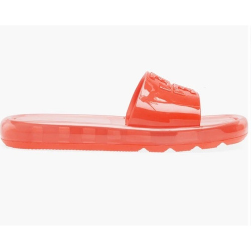 Sandali Tory Burch BUBBLE $188 rosa fluorescente JELY slides taglia 9 nuovi con scatola senza copertina