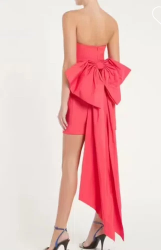 Rebecca Vallance Caitlin Coral Short Ladies Evening Party Dress Size 8 New