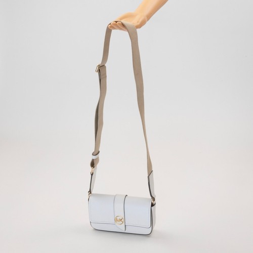 Borsa a tracolla MICHAEL Michael Kors XS Saffiano in pelle bianca (usata)
