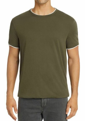 New John Varvatos Star USA Green Rockford Double Layer Reversible T Shirt Tee S