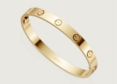 cartier yellow g love bracelet SIZE 16