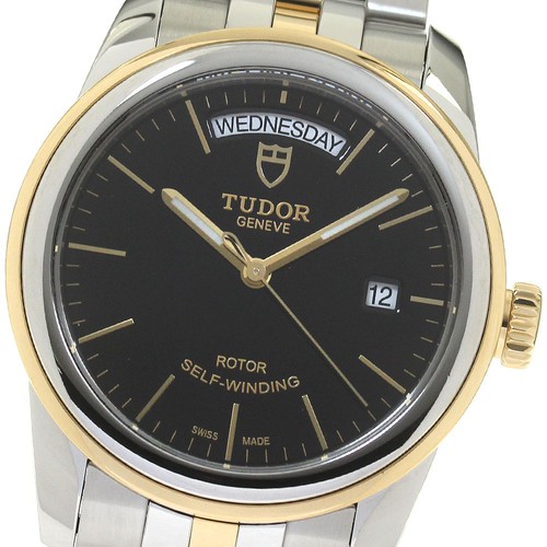 Tudor Glamour Date Day Automatic Men's Watch U From Japan