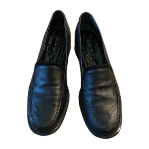 Rockport Women’s W4838 9 Narrow Loafers Black Shoe For School Or Work