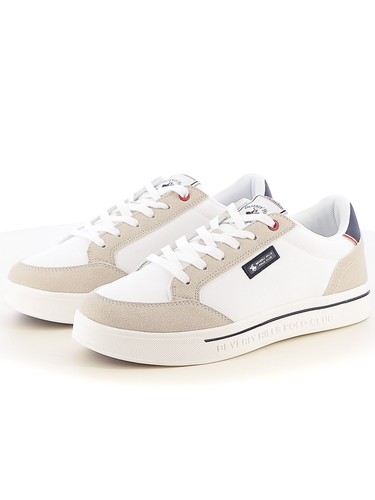 SCARPA Sneakers stringate uomo bianco rosa Beverly Hills Polo Club art. BHM514106