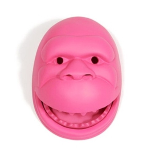 DAVID WEEKS AREAWARE Gorilla Ashtray Pop Pink Marble Resin 2007 With Box