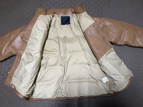 A BATHING APE (BAPE) A BATHING APE Sheepskin Leather Down Jacket Size L (Men's)
