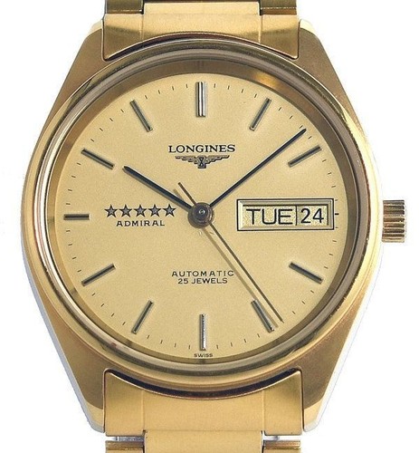 LONGINES Longines Admiral 5 Star L7.634.2 Day Date Automatic Men's From Japan