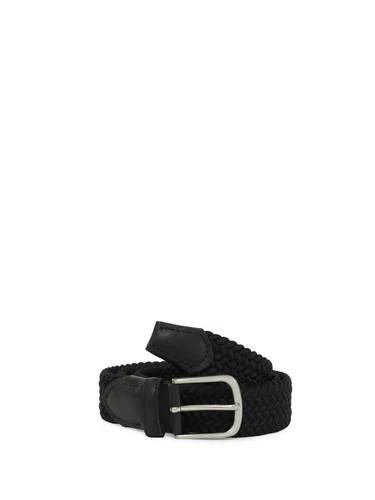 Alberto Luti Elastic Black Belt
