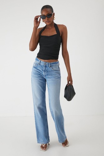 Misspap Black Top Womens Going Out Tops