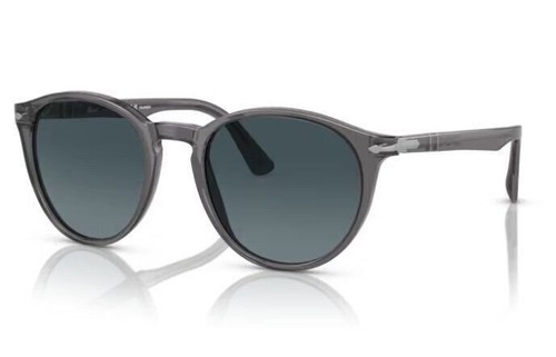 PERSOL PO3152S 1196S3 52mm Transparent Grey Men's Polarized Sunglasses