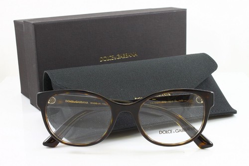 Dolce & Gabbana Women's Eyeglasses Optical Frames DG3327 502 Havana 52mm NEW