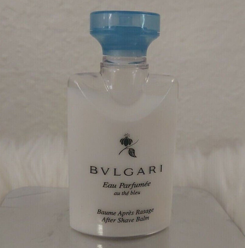 BVLGARI Bulgar Eau Parfumee Au the Bleu balsamo da barba taglia da viaggio 1 3 oz nuovo senza scatola