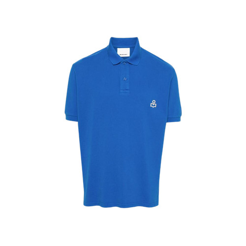 Isabel Marant Afko Polo Shirt Blue   24SS