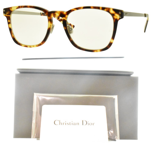NEW!! DIOR EXQUISE O4 EPZ Havana Brown Square Full Rim Unisex Optical Frame