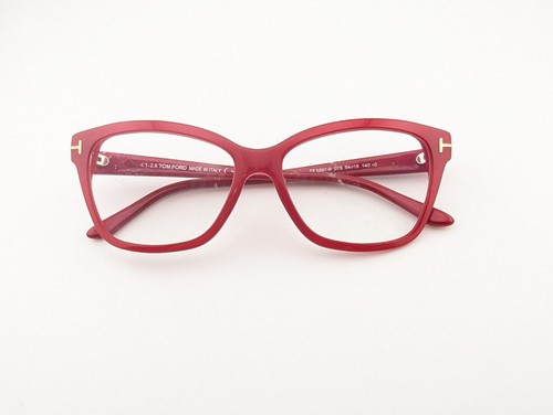 Tom Ford Eyeglasses, Frames Only, TF5597 B 075 Red, 54 15 140, Plastic, Italy