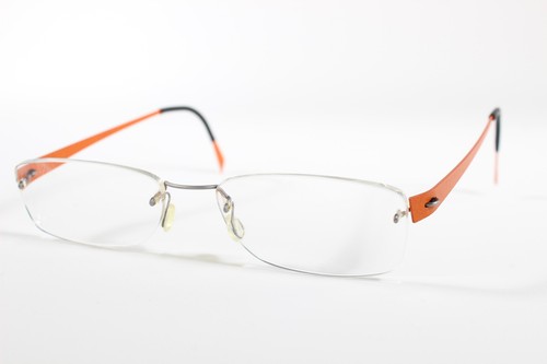 LINDBERG SPIRIT TITANIUM Eyeglasses 094/5048 Women Orange Rimless Glasses Frames