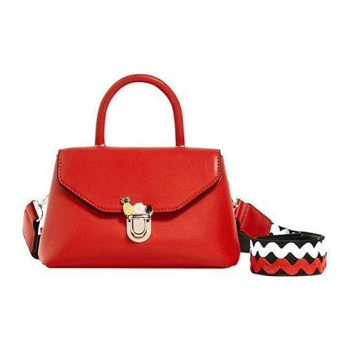 MINI BORSA A TRACOLLA ZARA ROSSA NUOVA CON ETICHETTE CON CHIUSURA REF. 4329 204