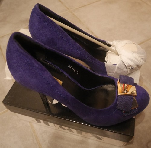 THERAFIT New in original packaging: JUMEX pumps! Size 37! High heels 10 cm! Blue!