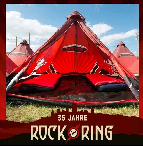 RARE Tent Rock am Ring The Experience Camping 2015 2016 Mendig Eifel Teepee Tent