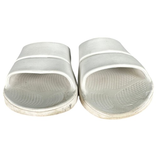 Oofos Ooahh Slide Nomad White Men's Size 10