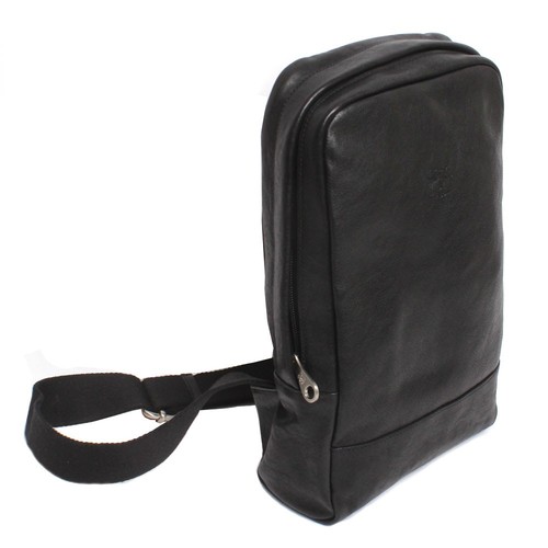 IL BISONTE BOS002 PV0001 BK131 Body Bag One Shoulder Bag Black
