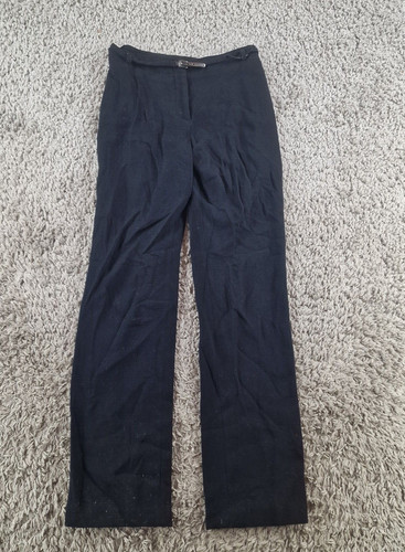Gianni Versace Versus Pantalone Donna Vita 28 Gamba 32 Lana Nero