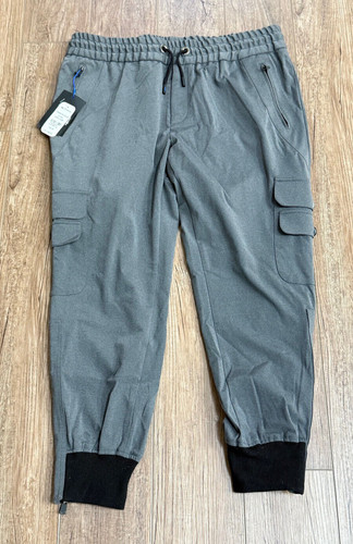 Kiton Cargo Pantaloni eleganti comodi elasticizzati joggers con coulisse taglia 42