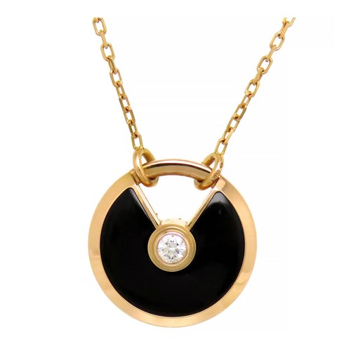 CARTIER Amulet de Cartier Necklace SM Au750(K18PG) Women [Beauty products_ebay_glass_jewelry_97w]