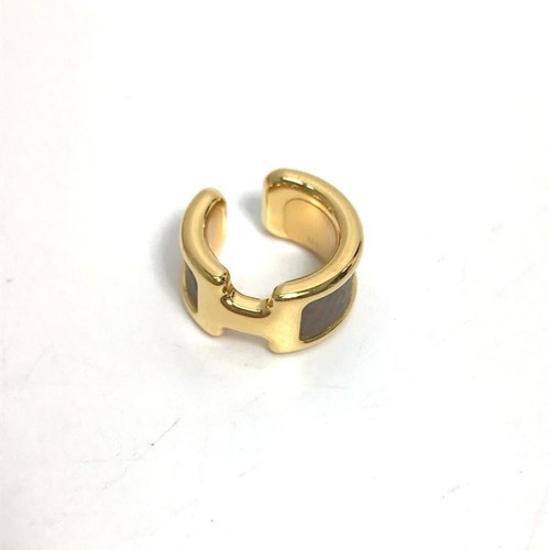 HERMÈS JEWELRY HERMES Ear Cuff Olympe PM etoupe g 7mm Authentic Designer Jewelry from Japan