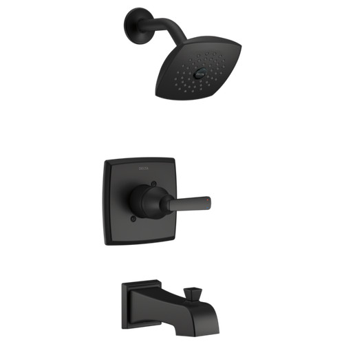 Delta Ashlyn Tub and Shower Trim 14 Series Matte Black Certified Refurbished