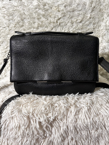 PARIS HILTON HANDBAGS Borsa a tracolla Sandro Paris Bianca Cartable in pelle