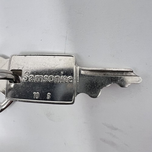 Vintage Samsonite Orig. Key Marked 70 S for Toiletry Hard Shell