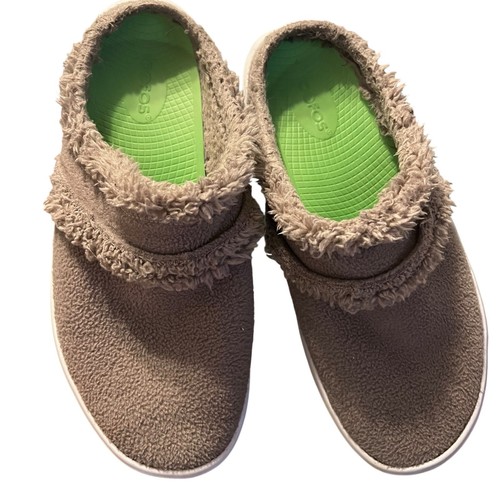 OOfos OOcoozie Shoe Women 10   EU 41 Chocolate Sherpa Mule SlipOn Indoor Outdoor